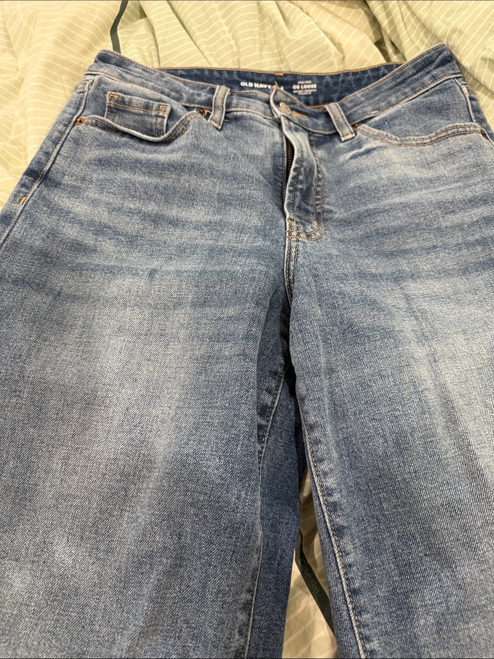 Old Navy Medium Blue Straight Jeans